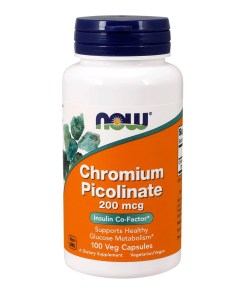Chromium Picolinate, 200mcg - 100 vcaps