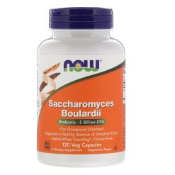 NOW Foods Saccharomyces Boulardii - 120 vcaps