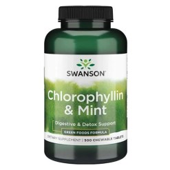 Chlorophyllin & Mint - 500 chewable tablets
