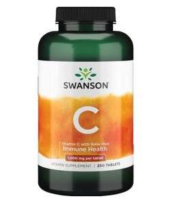 Vitamin C with Rose Hips, 1000mg - 250 tablets