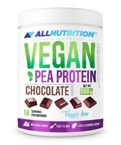 Vegan Pea Protein, Chocolate - 500 grams
