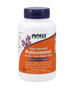 Policosanol, 40mg Extra Strength - 90 vcaps