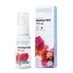 Methyl-B12 Oral Spray, 100mcg (Cherry) - 25 ml.