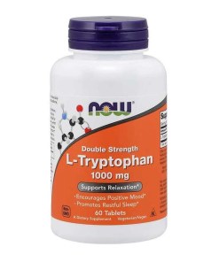 L-Tryptophan, 1000mg Double Strength - 60 tablets