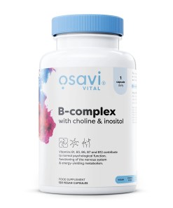 B-Complex with Choline & Inositol - 120 vegan caps