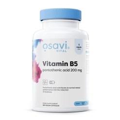 Osavi Vitamin B5 Pantothenic Acid, 200mg - 180 vegan caps