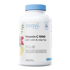 Osavi Vitamin C1000 with Rutin & Rose Hip - 180 vegan caps
