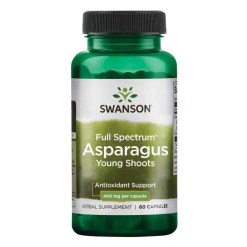 Swanson Full Spectrum Asparagus Young Shoots, 400mg - 60 caps