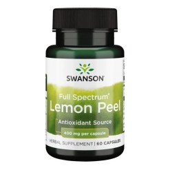 Swanson Full Spectrum Lemon Peel, 400mg - 60 caps