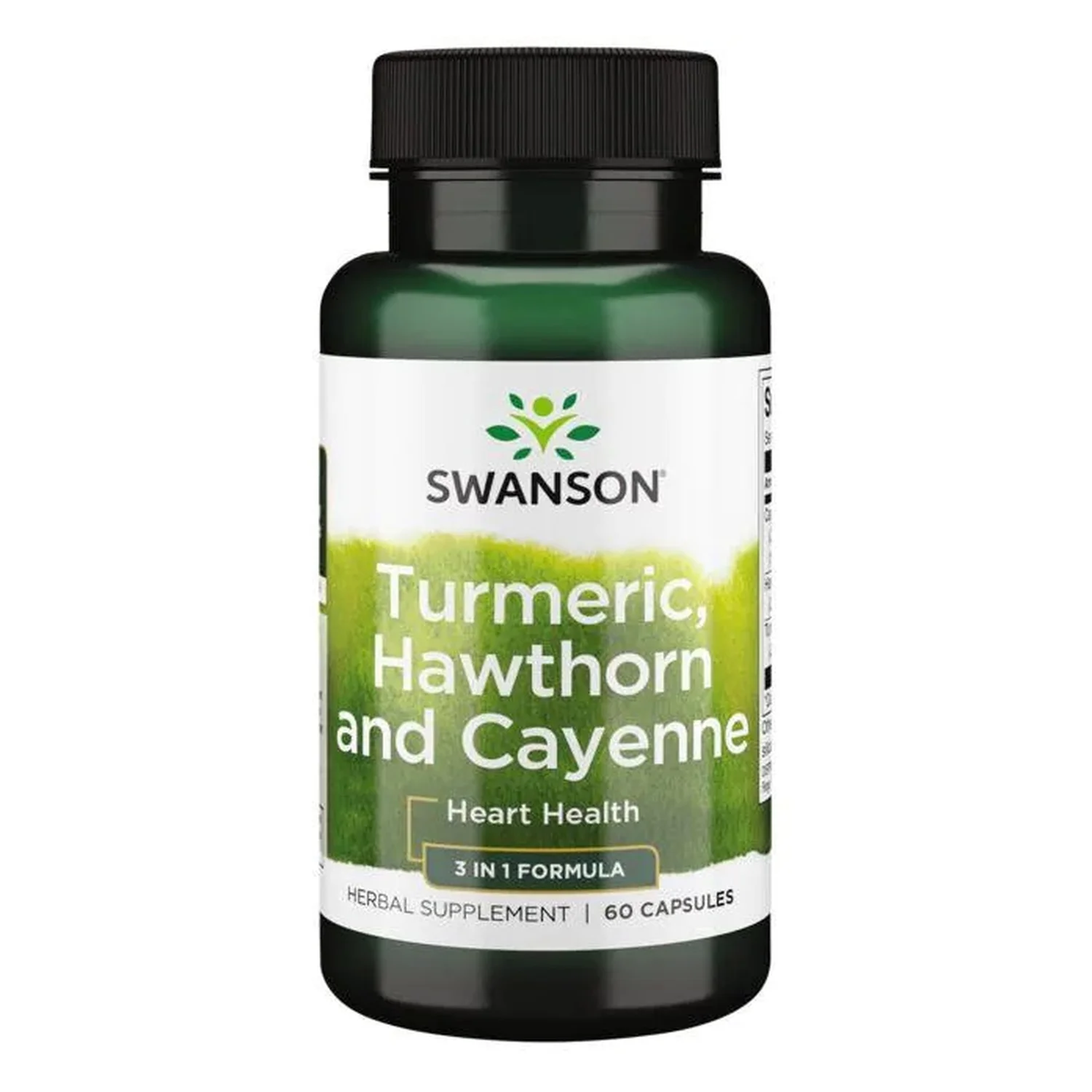Swanson Turmeric, Hawthorn and Cayenne - 60 caps
