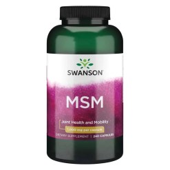 Swanson MSM, 1000mg - 240 caps