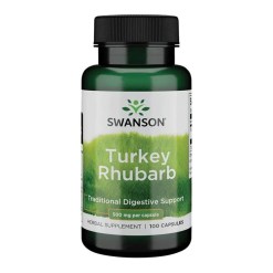 Swanson Turkey Rhubarb - 100 caps