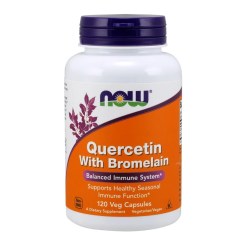 NOW Foods Quercetin with Bromelain - 120 vcaps