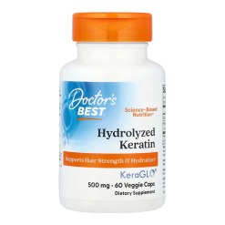 Doctor's Best Hydrolyzed Keratin, 500mg - 60 vcaps