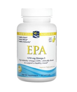 EPA, 1210mg Lemon - 60 softgels