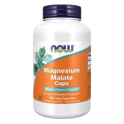 NOW Foods Magnesium Malate Caps - 180 vcaps