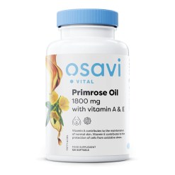 Osavi Primrose Oil with Vitamin A & E, 1800mg - 120 softgels
