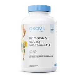 Osavi Primrose Oil with Vitamin A & E, 1800mg - 180 softgels