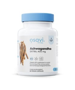 Ashwagandha Extra, 400mg - 60 vegan caps