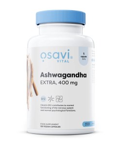 Ashwagandha Extra, 400mg - 120 vegan caps