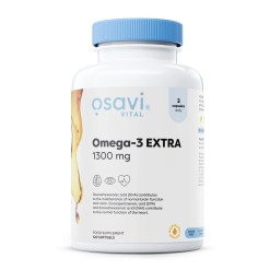 Omega-3 Extra Molecularly Distilled, 1300mg (Lemon) - 120 softgels
