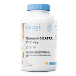 Omega-3 Extra Molecularly Distilled, 1300mg (Lemon) - 180 softgels