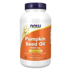 NOW Foods Pumpkin Seed Oil, 1000mg - 200 softgels
