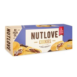 Allnutrition Nutlove Cookies, Double Chocolate - 6 cookies