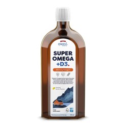 Osavi Super Omega + D3, 2900mg Omega 3 (Lemon) - 500 ml.