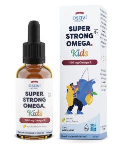 Super Strong Omega Kids, 1160mg Omega 3 (Lemon) - 50 ml.