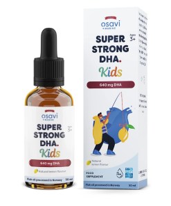 Super Strong DHA Kids, 640mg DHA (Lemon) - 50 ml.
