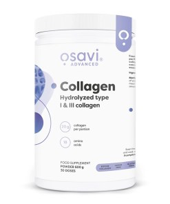 Collagen Hydrolysed Type I & III, Unflavoured - 600 grams