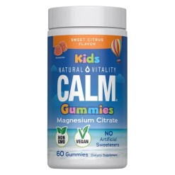 Natural Vitality Calm Kids Gummies, Sweet Citrus - 60 gummies