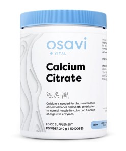 Calcium Citrate, Powder - 240 grams