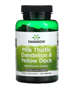 Milk Thistle Dandelion & Yellow Dock - 120 caps