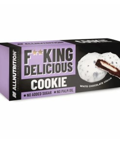 Fitking Delicious Cookie, White Choco Cream - 128 grams