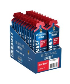 Endurance Energy Isotonic Energy Gel, Fruit Burst - 20 x 60g