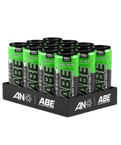 ABE Energy + Performance Cans, Apple Burst - 12 x 330 ml.
