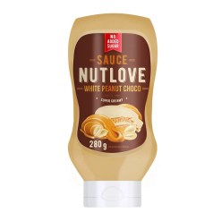Allnutrition Nutlove Sauce, White Peanut Choco - 280 ml.