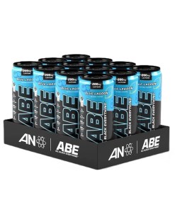 ABE Energy + Performance Cans, Blue Lagoon - 12 x 330 ml.