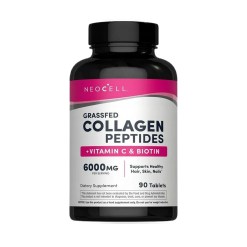 Grassfed Collagen Peptides + Vitamin C & Biotin - 90 tablets