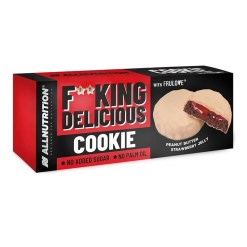 Allnutrition Fitking Delicious Cookie, Peanut Butter Strawberry Jelly - 128 grams