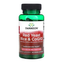 Swanson Red Yeast Rice & CoQ10 - 60 vcaps