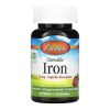 Carlson Labs Chewable Iron, 30mg Strawberry - 60 tablets
