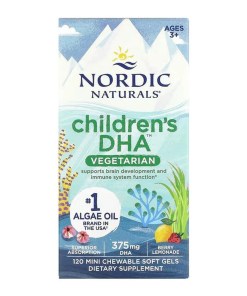 Children's DHA Vegetarian, 375mg Berry Lemonade - 120 chewables