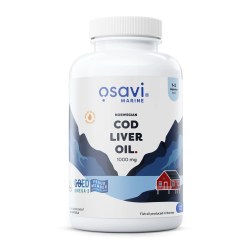Norwegian Cod Liver Oil Softgels, 1000mg (Lemon) - 180 softgels