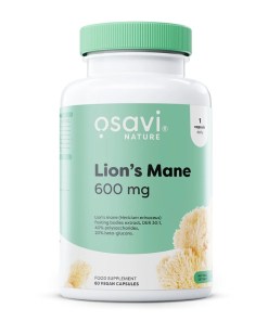 Lion's Mane, 600mg - 60 vegan caps