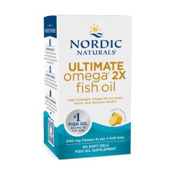 Nordic Naturals Ultimate Omega 2X, 2150mg Lemon - 60 softgels