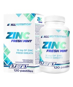 Zinc, 15mg (Fresh Mint) - 120 pastilles