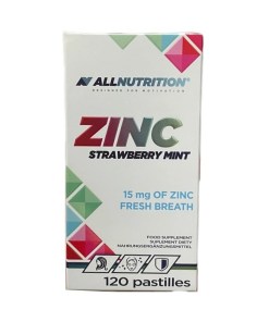 Zinc, 15mg (Strawberry Mint) - 120 pastilles